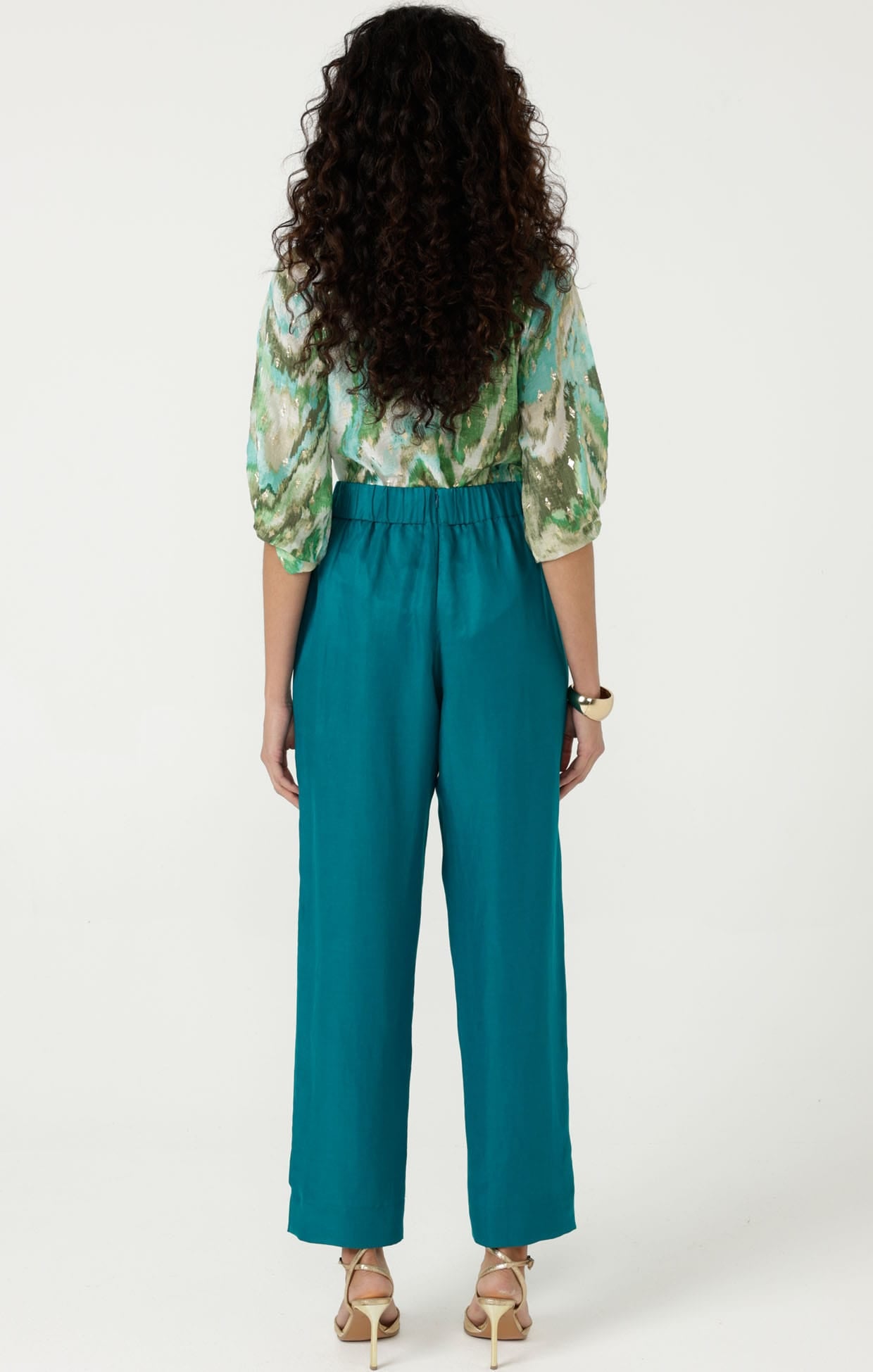 Pants CORFU PANT IN PEACOCK