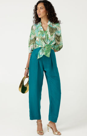 Pants CORFU PANT IN PEACOCK