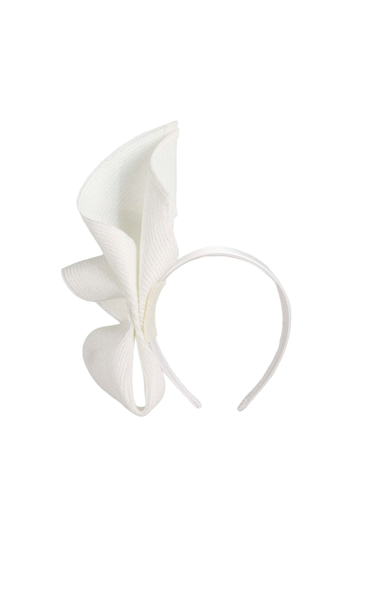 Headwear OS / WHITE MARGOT FASCINATOR IN WHITE