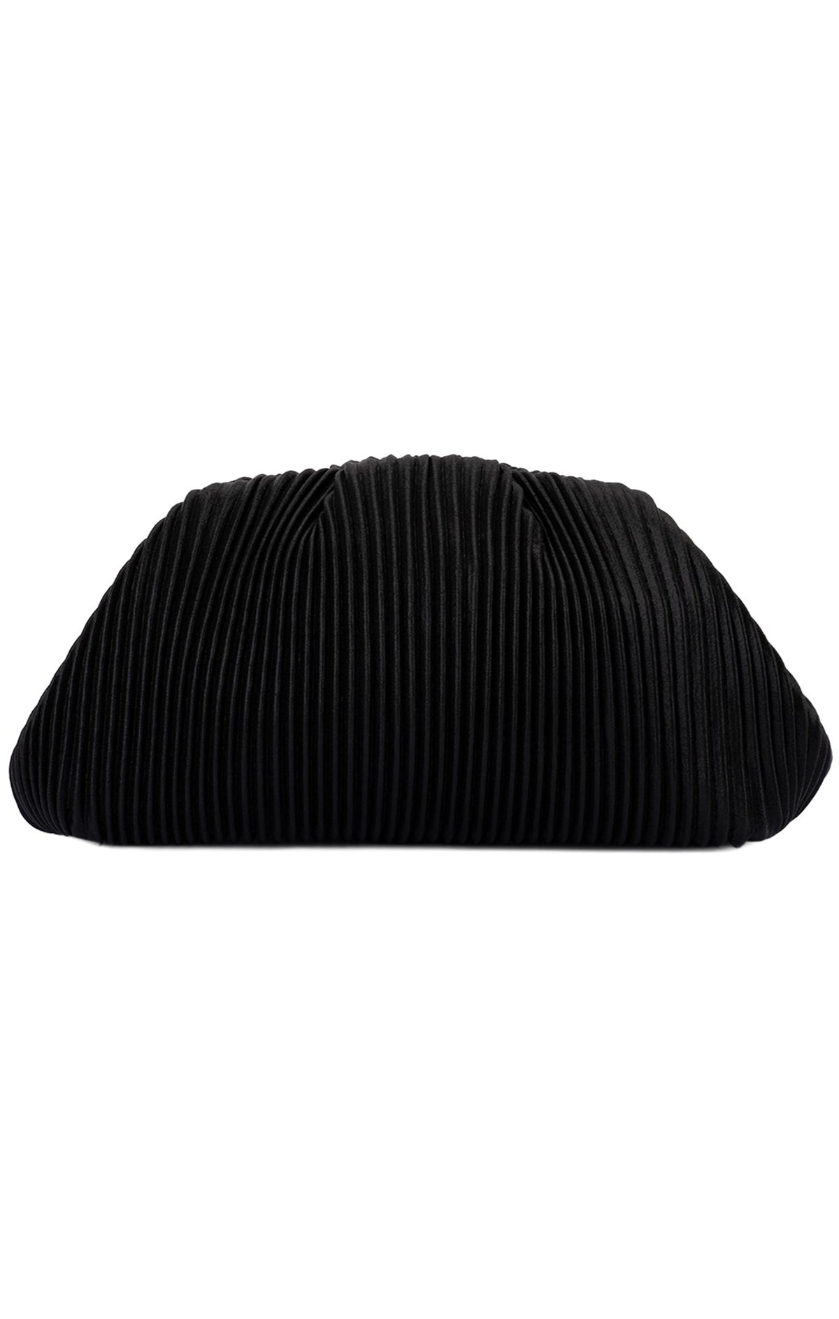Bags OS / BLACK NAOMI PLEATED CLUTCH BAG IN BLACK