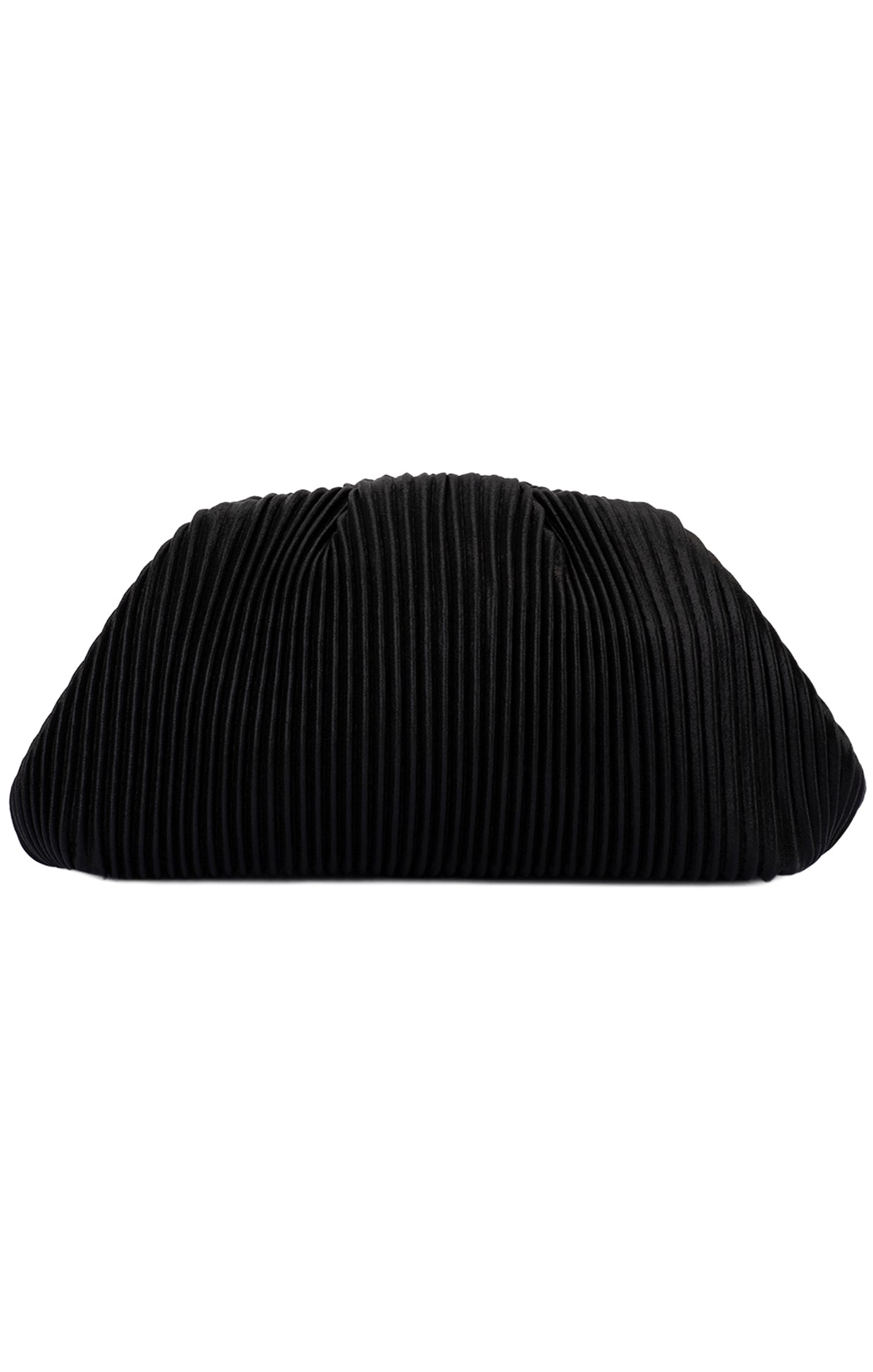 Bags OS / BLACK NAOMI PLEATED CLUTCH BAG IN BLACK