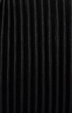 Bags OS / BLACK NAOMI PLEATED CLUTCH BAG IN BLACK