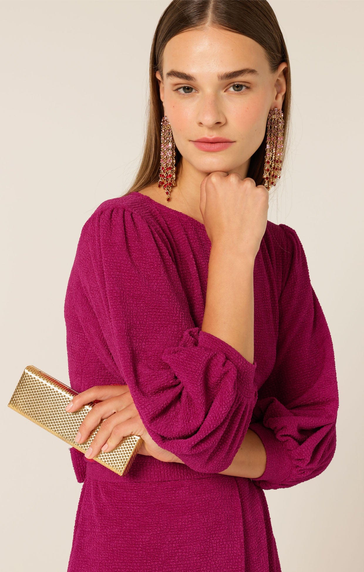 Dresses Multi Occasion NICOLE DRESS RASPBERRY