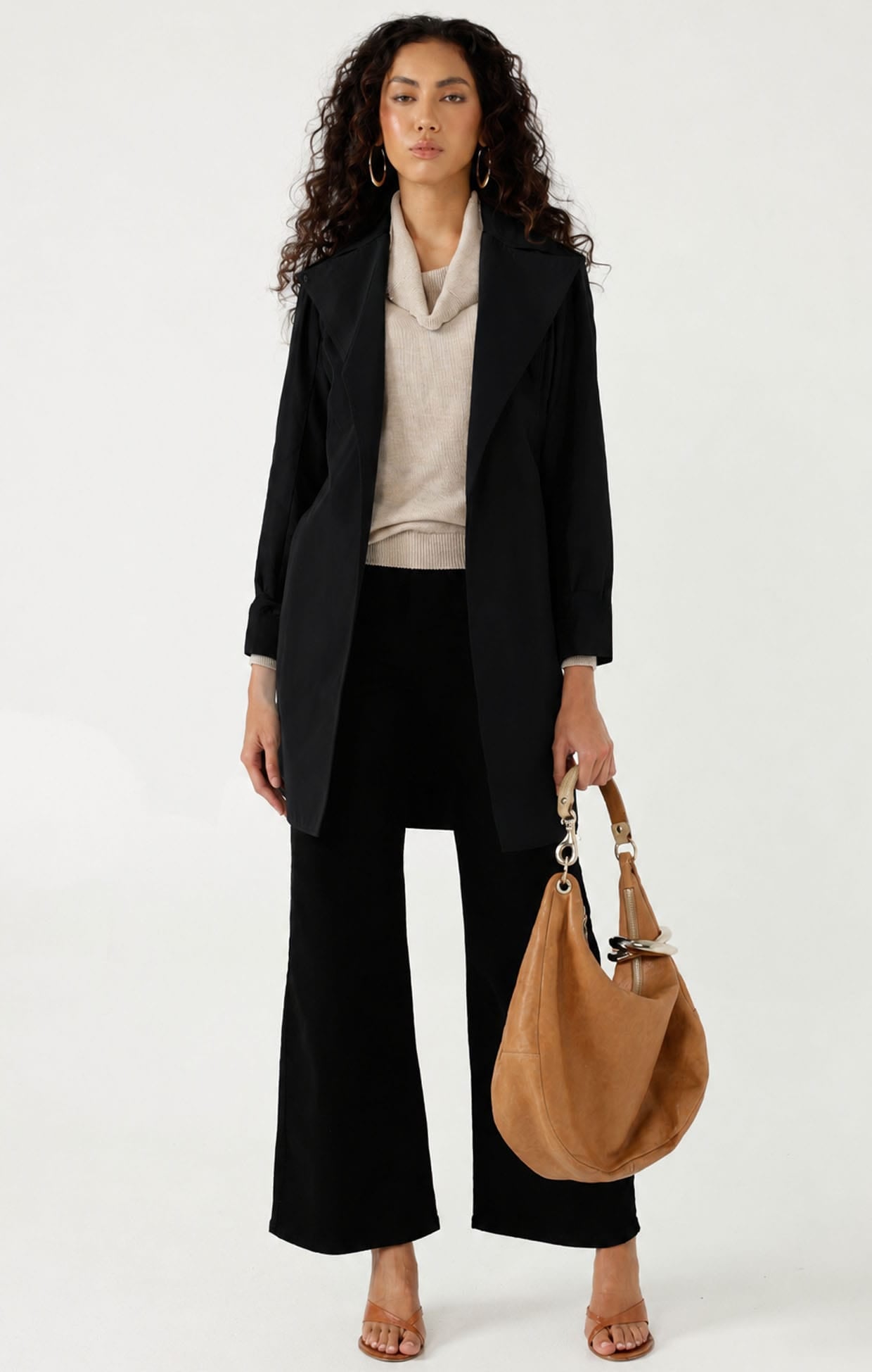 Pants Multi Occasion HARPER WIDE LEG JEAN IN BLACK