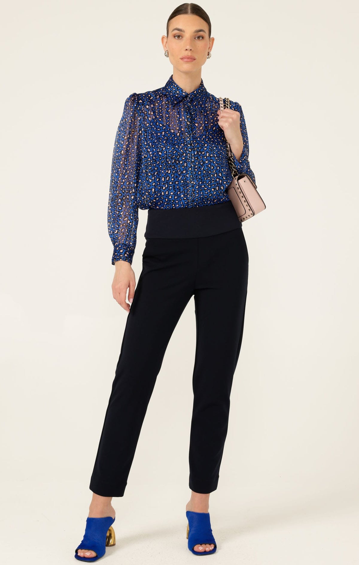 Pants Multi Occasion TAPERED LEG PANT IN NAVY