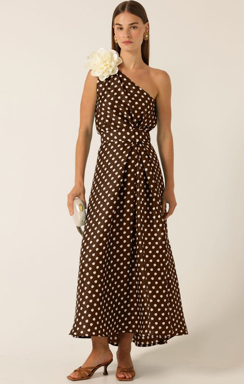 Dresses Events GARDENIA ONE SHOULDER DRESS