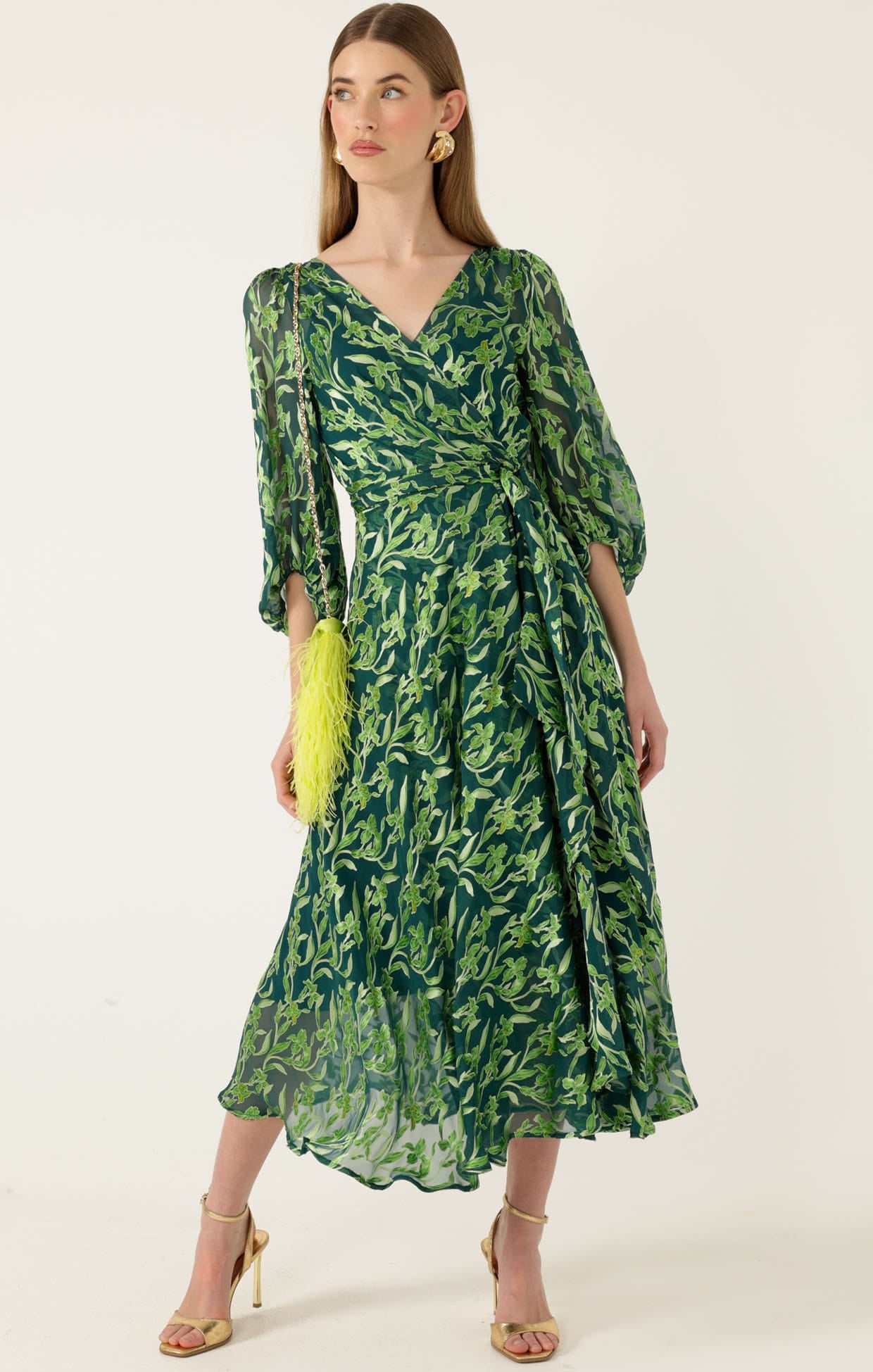 Dresses Events ORCHID WRAP DRESS