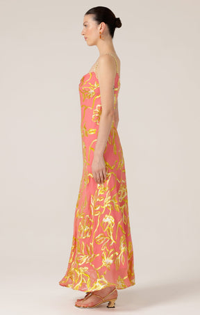 Dresses PEACH PHEASANT DRESS