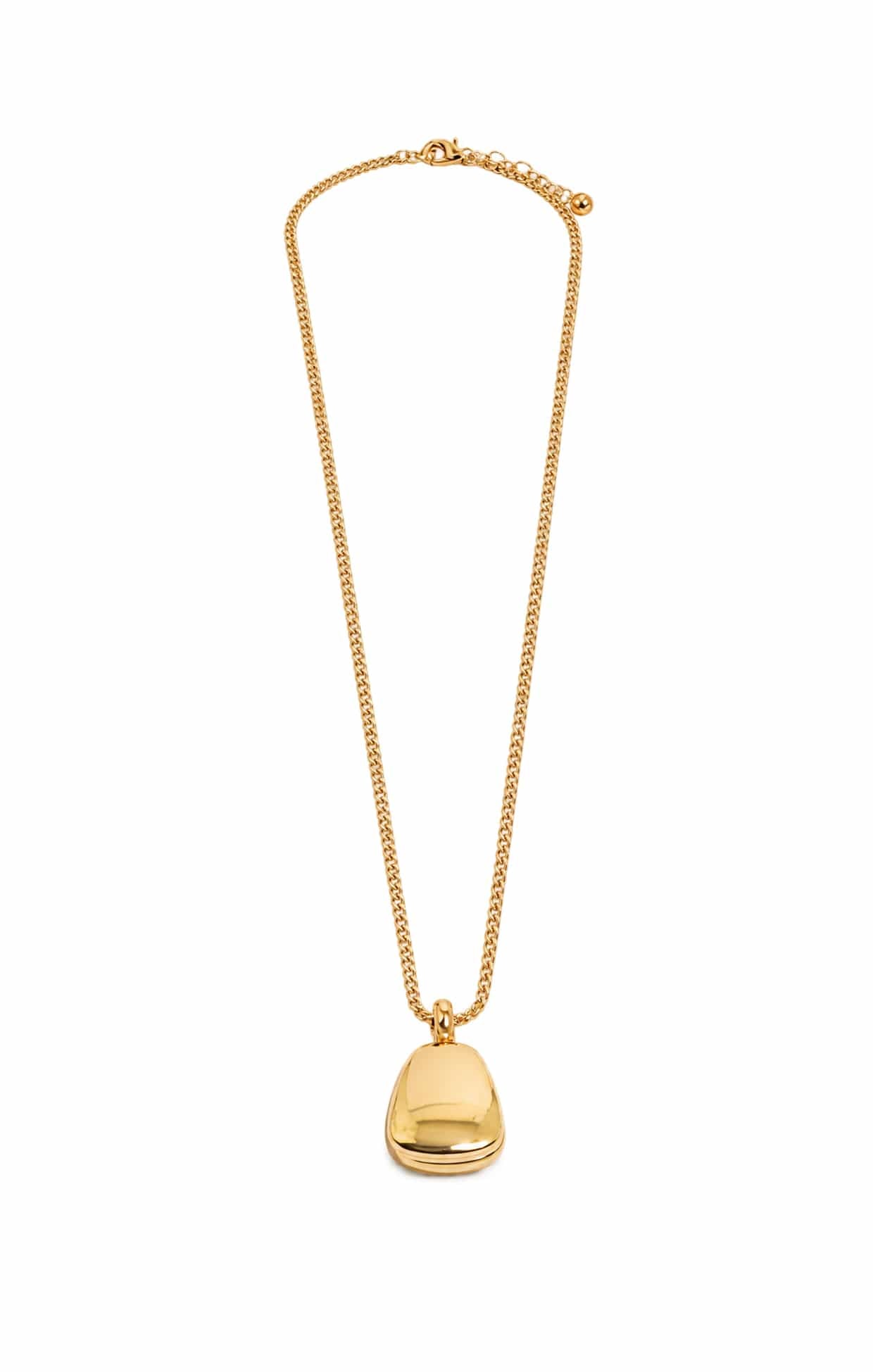 PENDANT DROP LONG NECKLACE IN GOLD