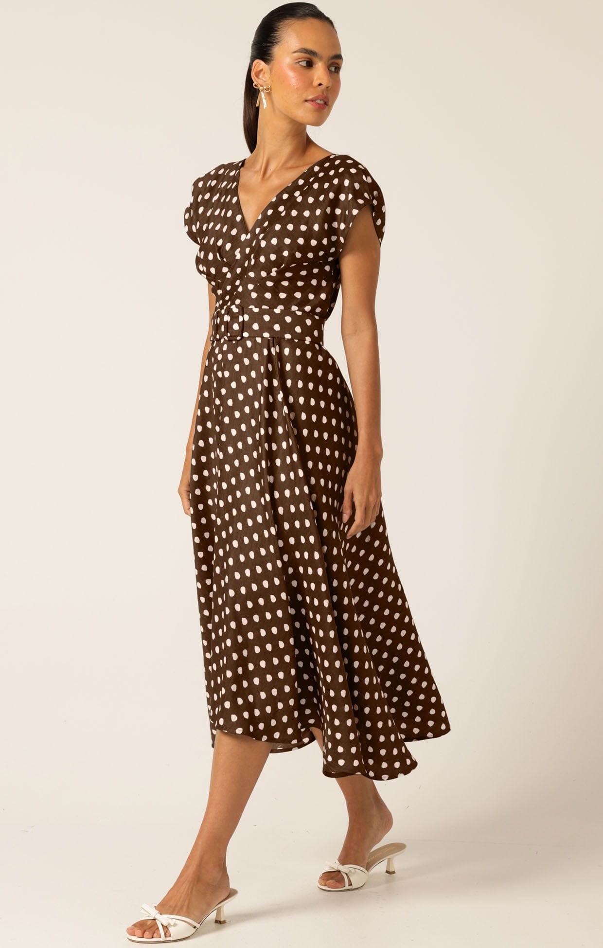 Dresses Multi Occasion DOTTIE WRAP MIDI DRESS