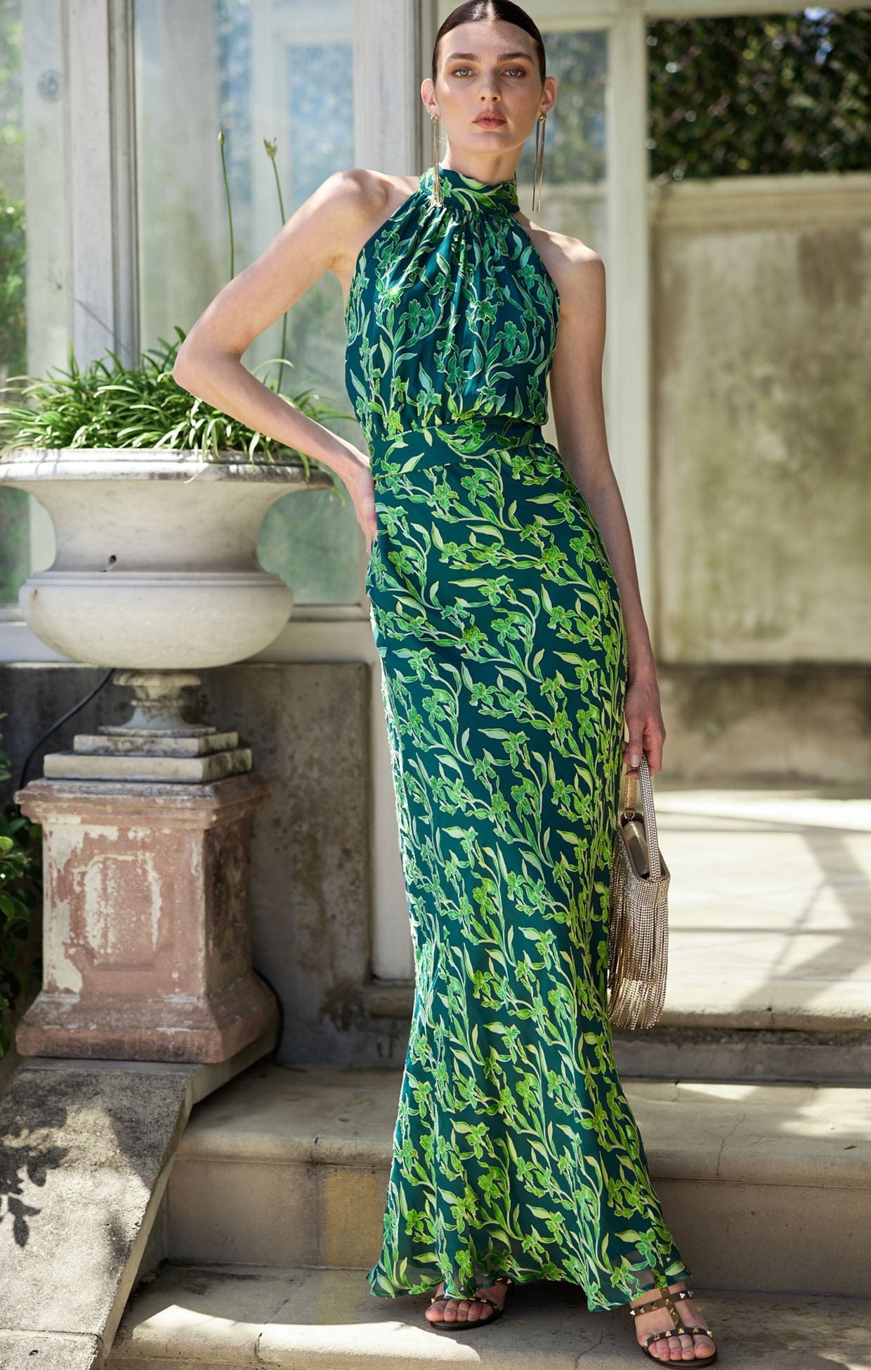 Dresses Events PRISCILLA HALTER BIAS DRESS