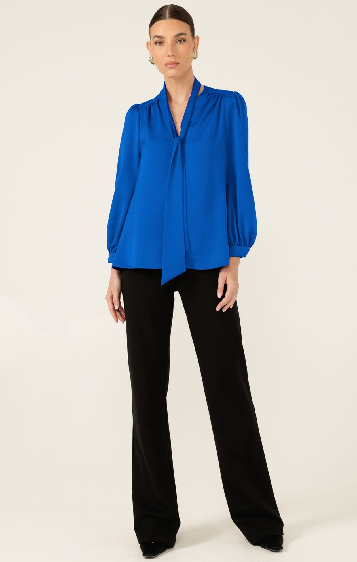 Tops Multi Occasion PRUDENCE BLOUSE IN CERULEAN