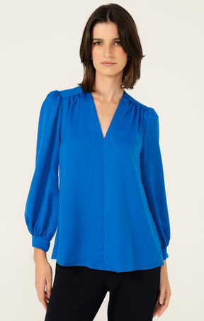 Tops Multi Occasion PRUDENCE BLOUSE IN CERULEAN