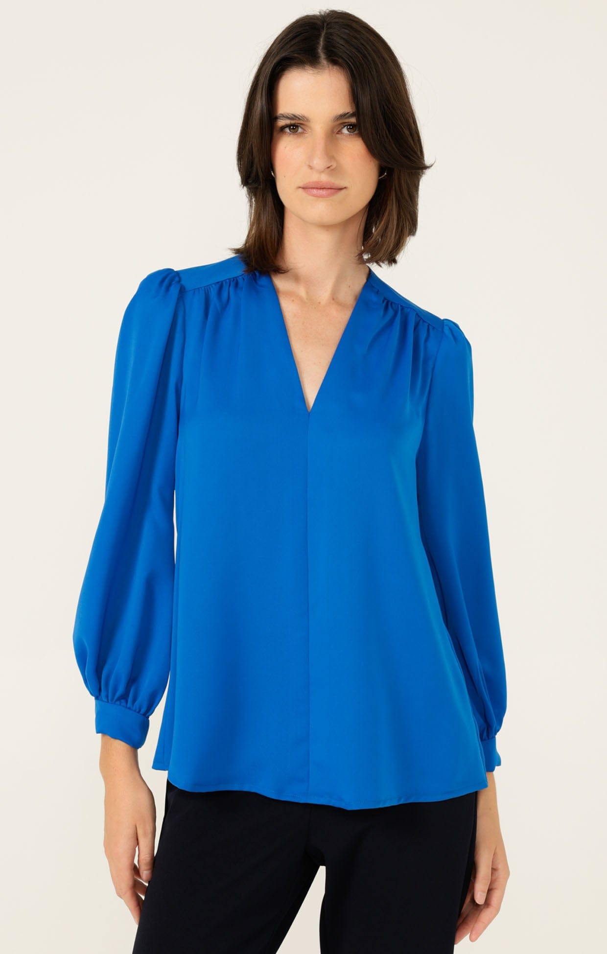 Tops Multi Occasion PRUDENCE BLOUSE IN CERULEAN