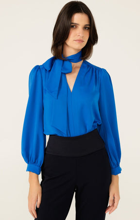 Tops Multi Occasion PRUDENCE BLOUSE IN CERULEAN