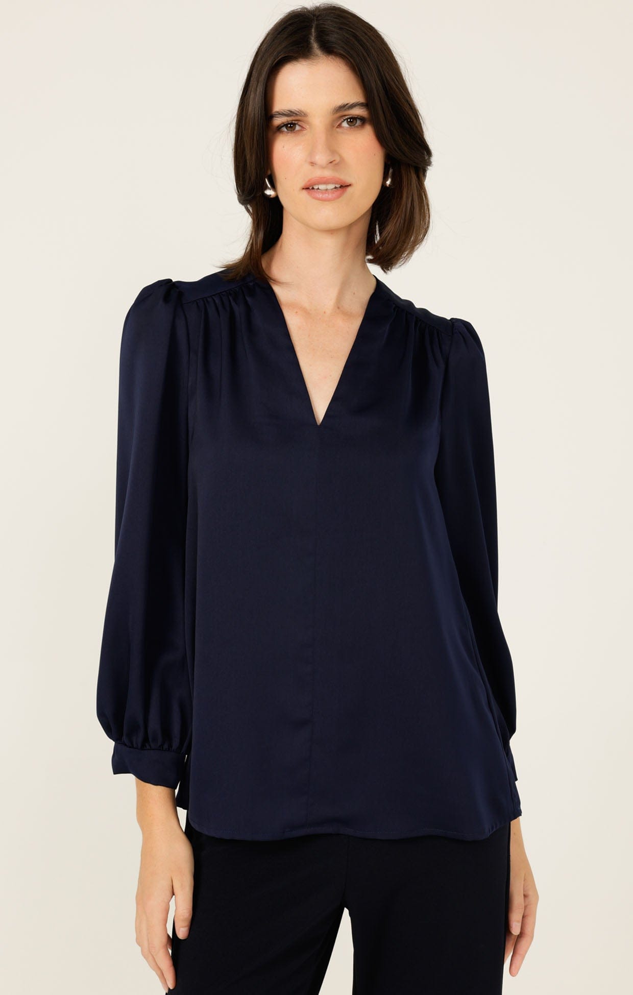 Tops Multi Occasion PRUDENCE BLOUSE IN NAVY