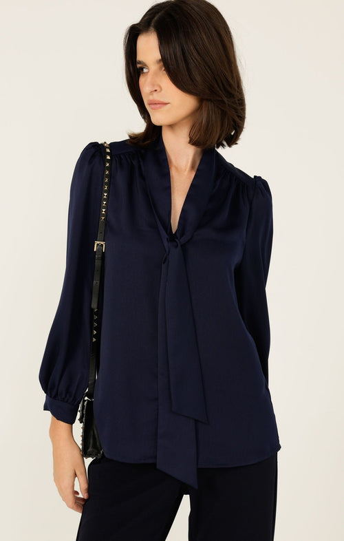 Tops Multi Occasion PRUDENCE BLOUSE IN NAVY