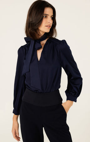 Tops Multi Occasion PRUDENCE BLOUSE IN NAVY