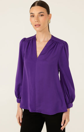 Tops Multi Occasion PRUDENCE BLOUSE IN VIOLET