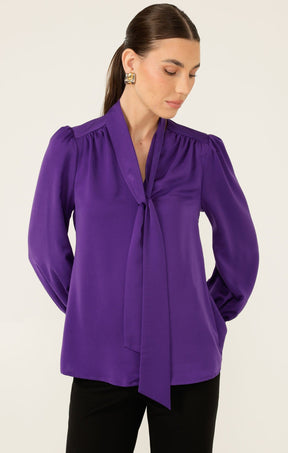 Tops Multi Occasion PRUDENCE BLOUSE IN VIOLET