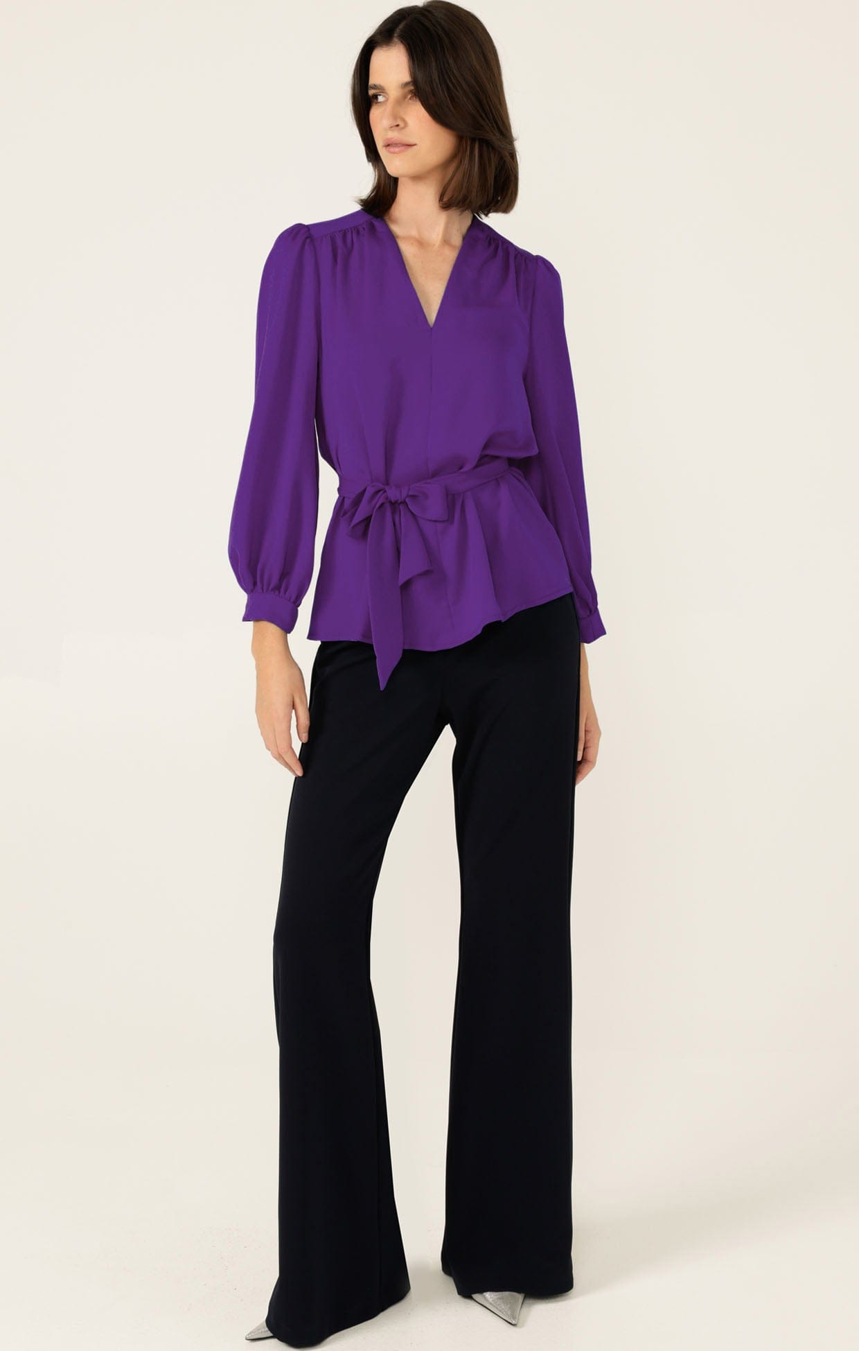 Tops Multi Occasion PRUDENCE BLOUSE IN VIOLET