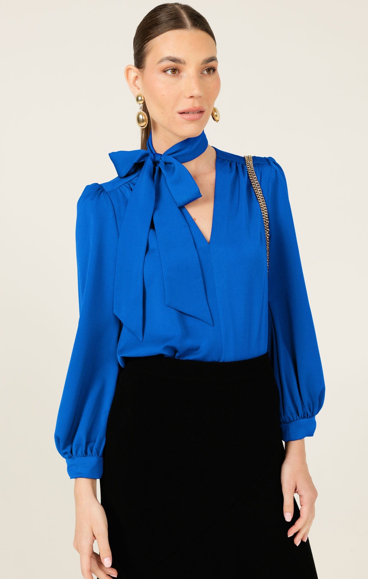 Tops Multi Occasion PRUDENCE BLOUSE IN CERULEAN