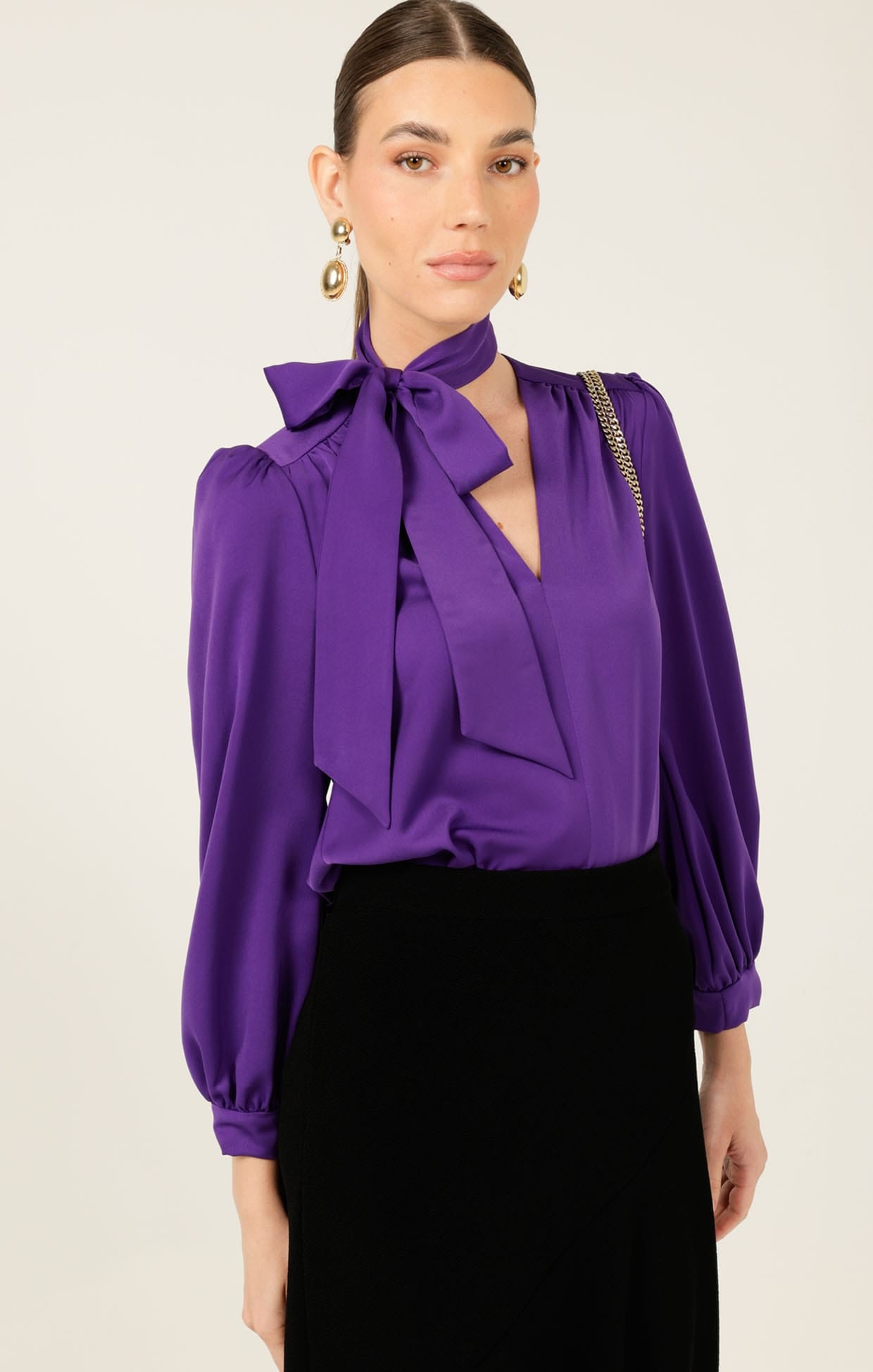 Tops Multi Occasion PRUDENCE BLOUSE IN VIOLET