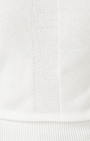 Knitwear RAGLAN KNIT TOP IN WHITE