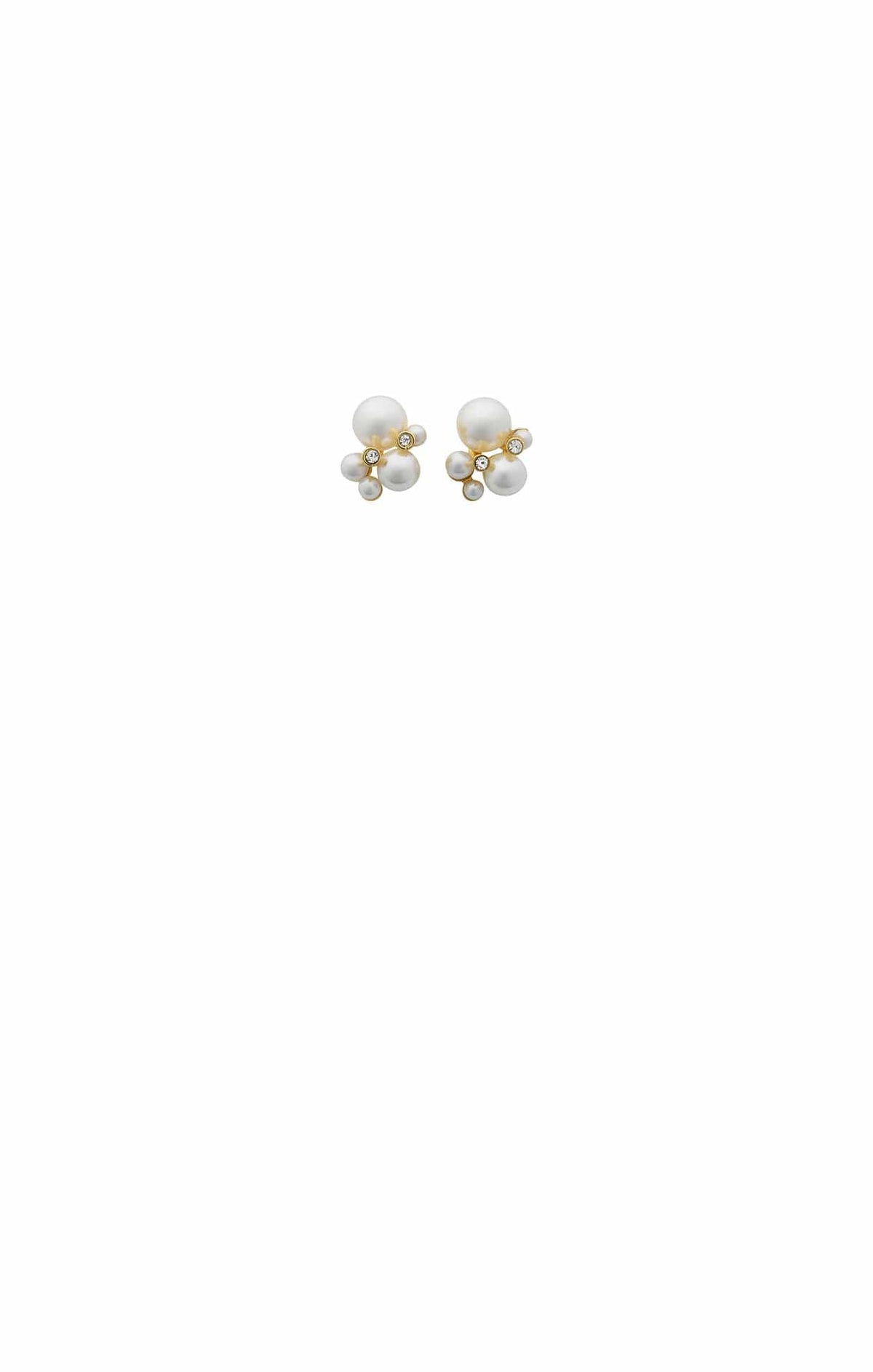 Earrings OS / PEARL ROCHELLE PEARL EARRINGS IN GOLD