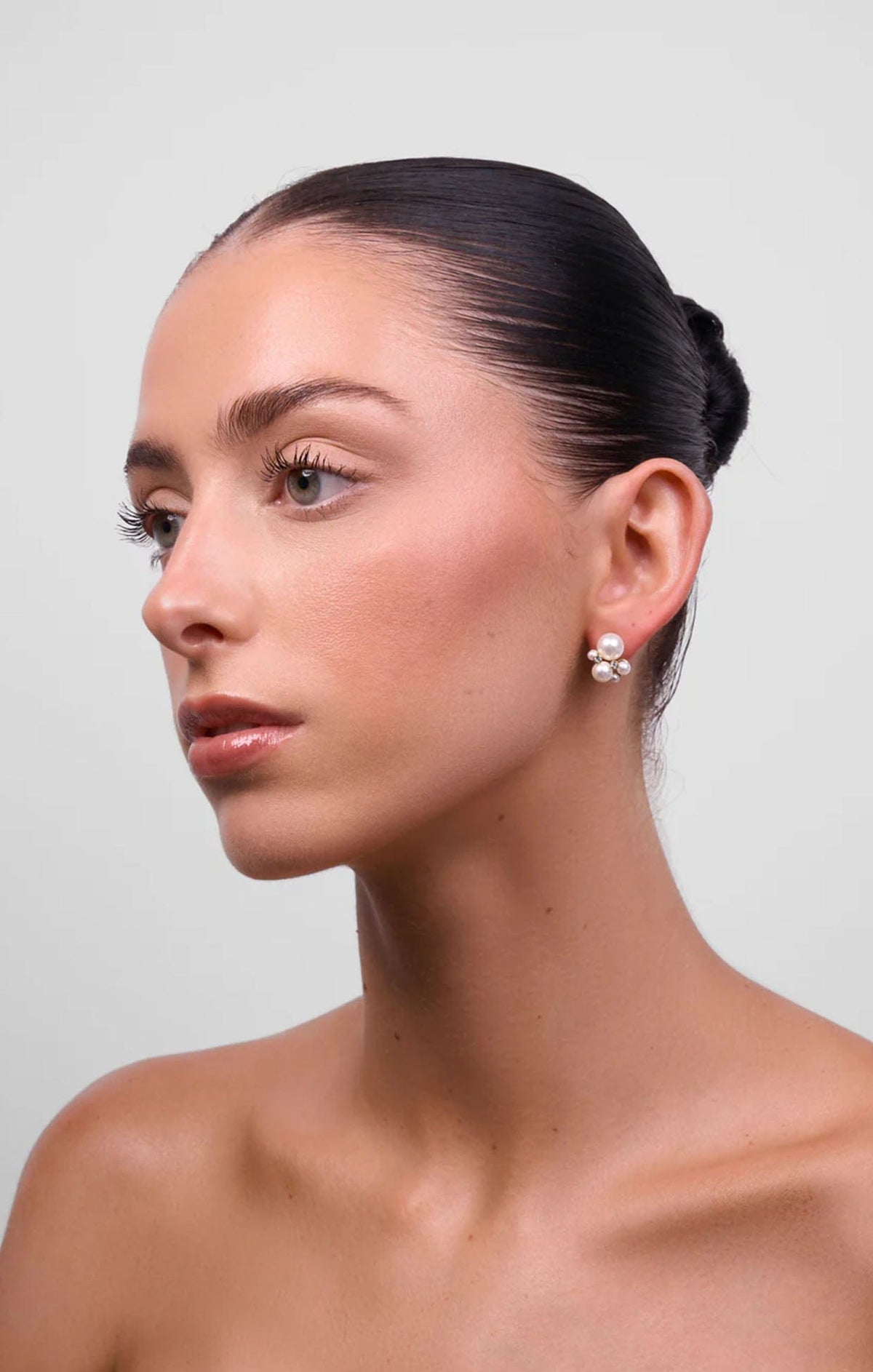 Earrings OS / PEARL ROCHELLE PEARL EARRINGS IN GOLD