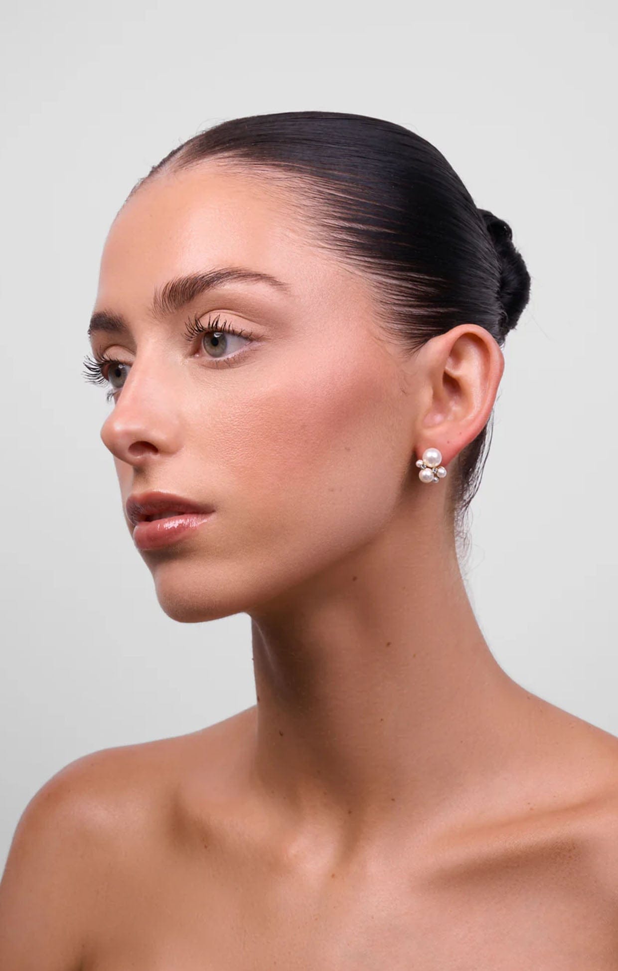 Earrings OS / PEARL ROCHELLE PEARL EARRINGS IN GOLD