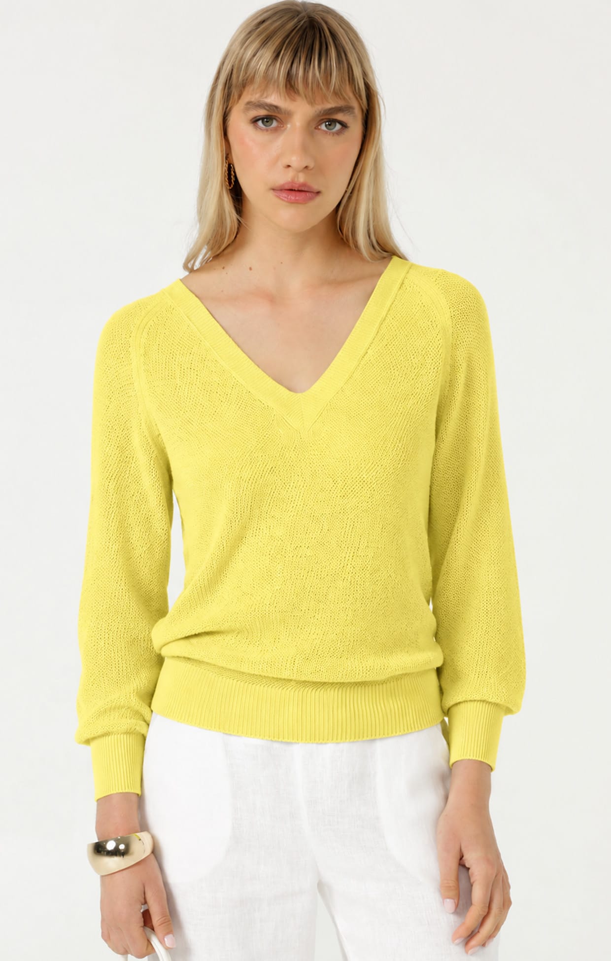 Knitwear ROSANNA KNIT TOP IN LEMON