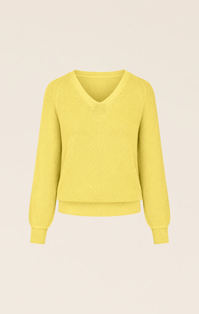 Knitwear ROSANNA KNIT TOP IN LEMON