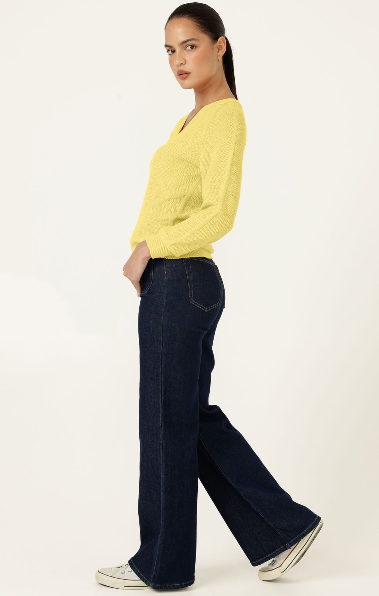 Knitwear ROSANNA KNIT TOP IN LEMON