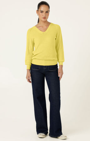 Knitwear ROSANNA KNIT TOP IN LEMON