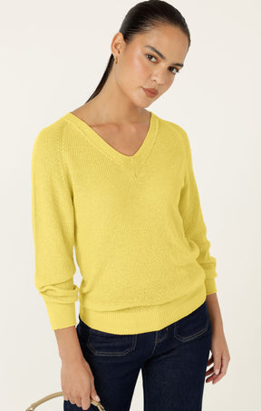 Knitwear ROSANNA KNIT TOP IN LEMON