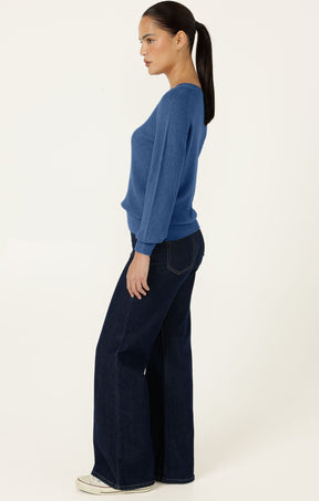 Knitwear ROSANNA KNIT TOP IN BLUEBELL