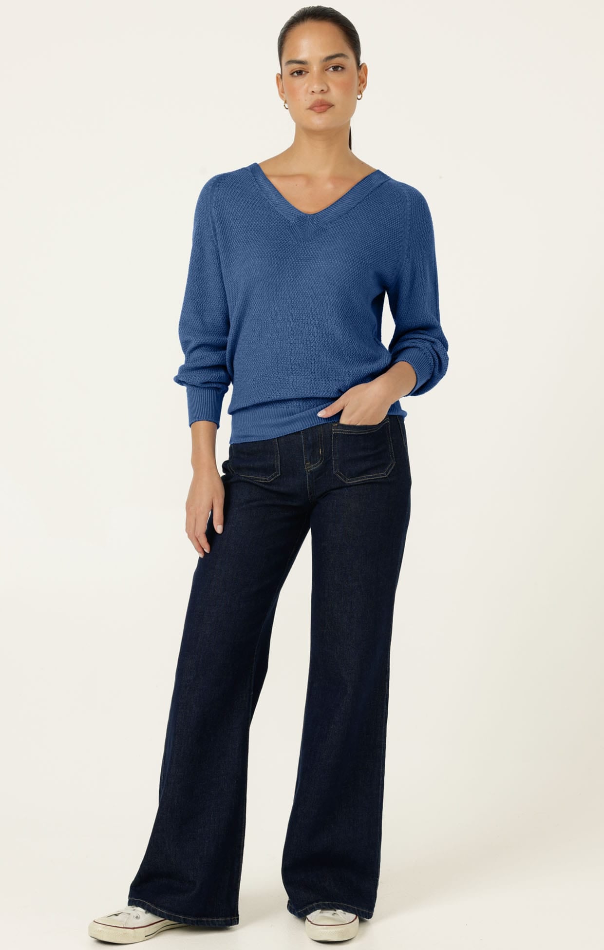 Knitwear ROSANNA KNIT TOP IN BLUEBELL