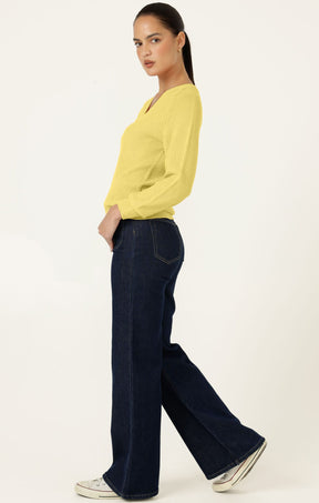 Knitwear ROSANNA KNIT TOP IN LEMON