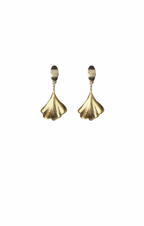 Earrings OS / GOLD CRYSTAL REMI FAN EARRING IN GOLD CRYSTAL