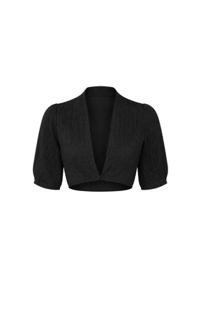 Jackets Multi Occasion TUCK SLEEVE JACKET IN BLACK