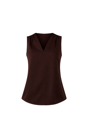 Tops Multi Occasion PIPER TOP IN CHOCOLATE