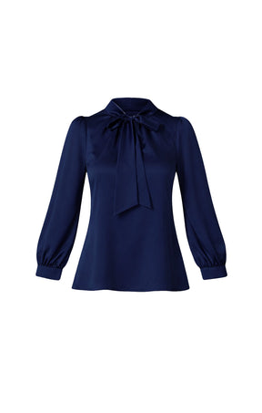 Tops Multi Occasion HATCHIE BLOUSE IN NAVY