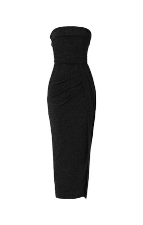 Dresses Events MERLE STRAPLESS MAXI DRESS IN BLACK