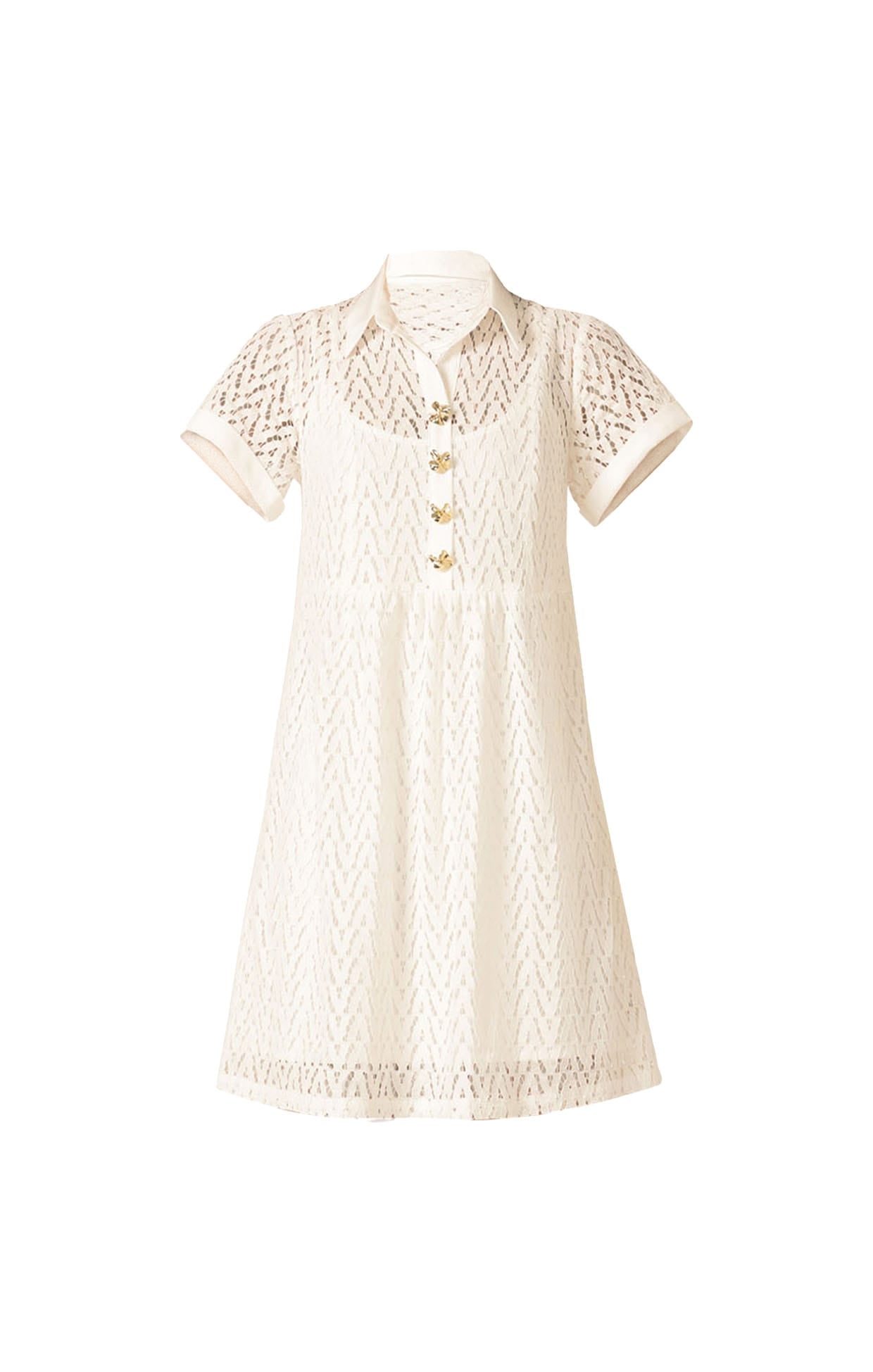 Dresses Multi Occasion WHITE LOTUS SHIFT DRESS IN WHITE