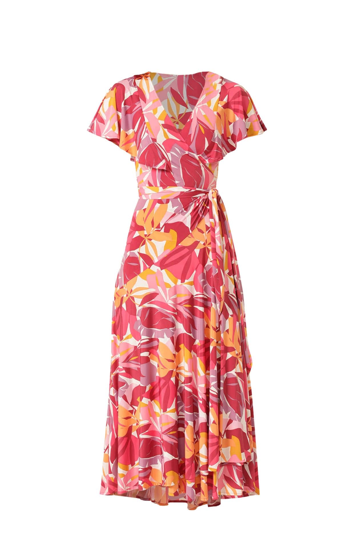 Dresses Multi Occasion TROPICANA POP WRAP DRESS