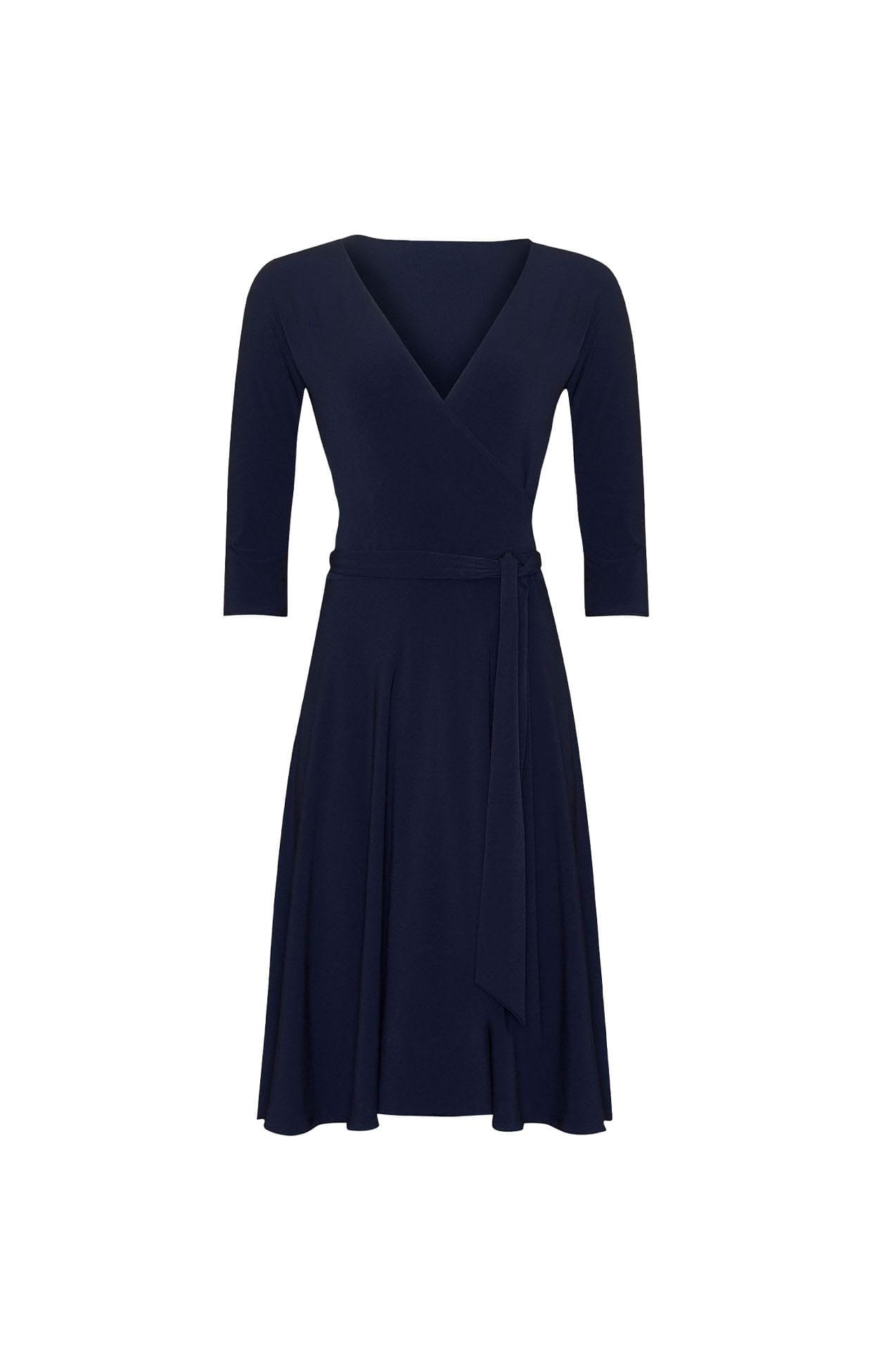 Dresses Multi Occasion REVERSE WRAP DRESS IN NAVY