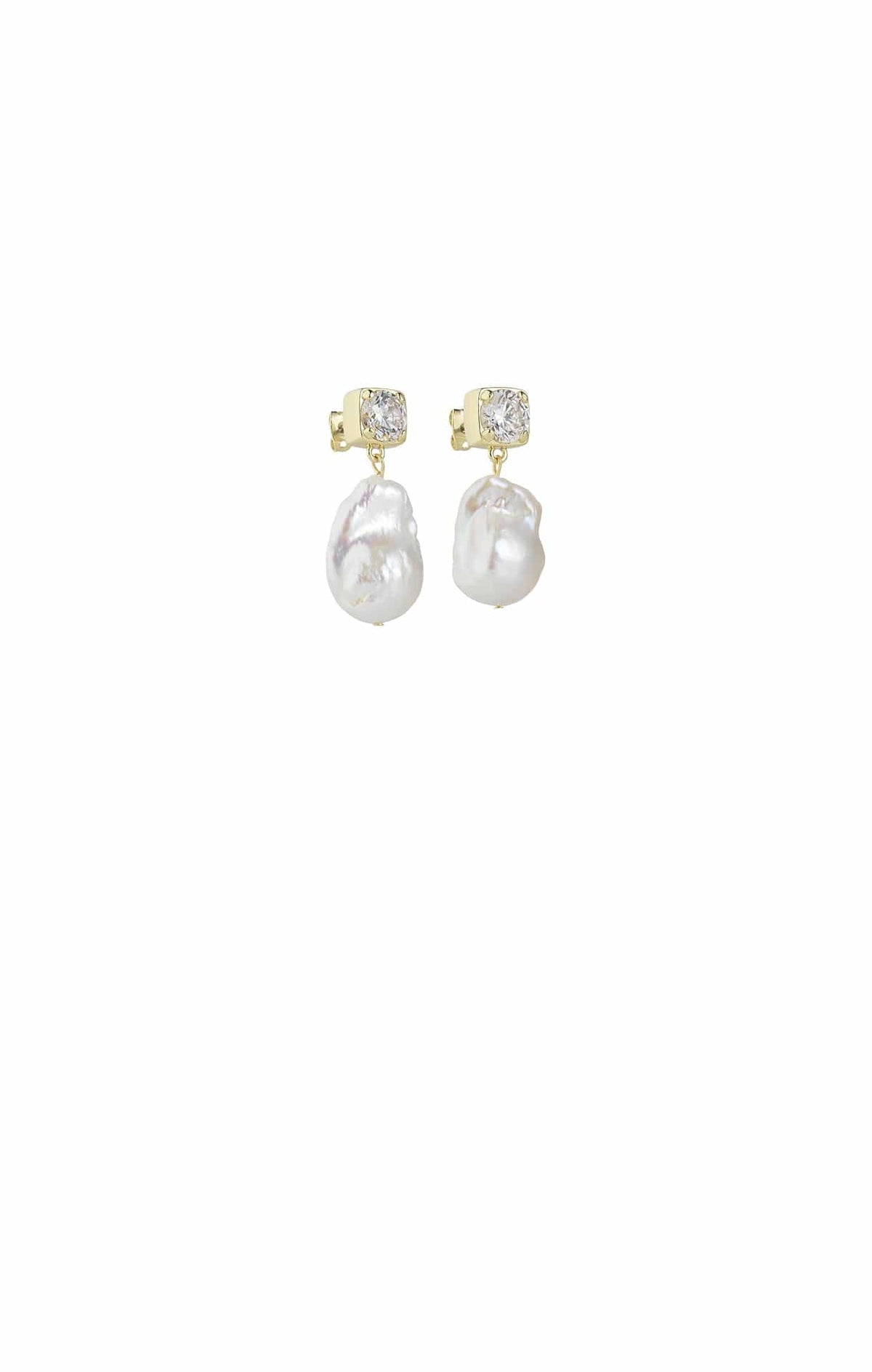 Earrings OS / PEARL SALLIE GOLD PEARL EARRINGS