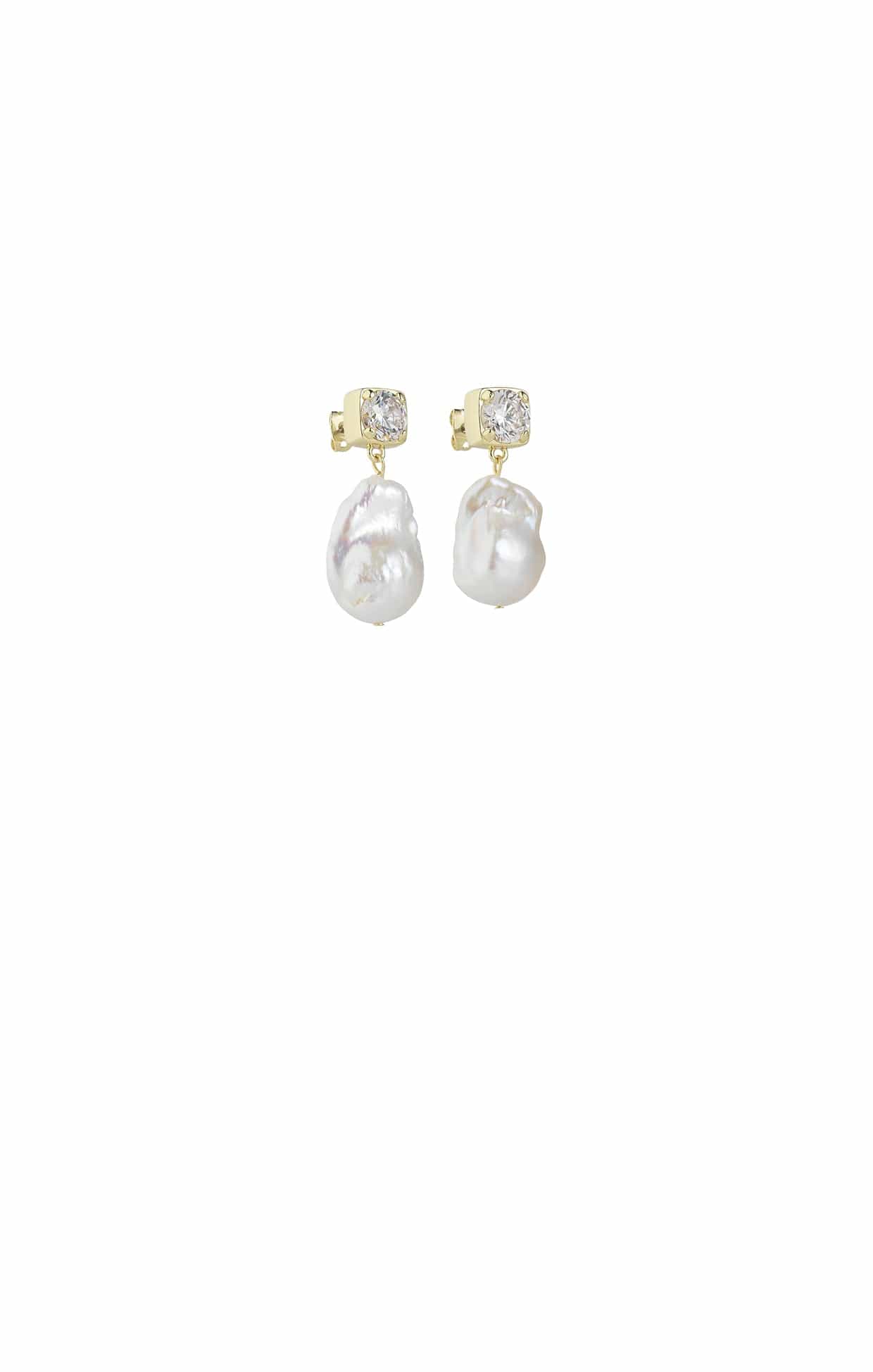 Earrings OS / PEARL SALLIE GOLD PEARL EARRINGS