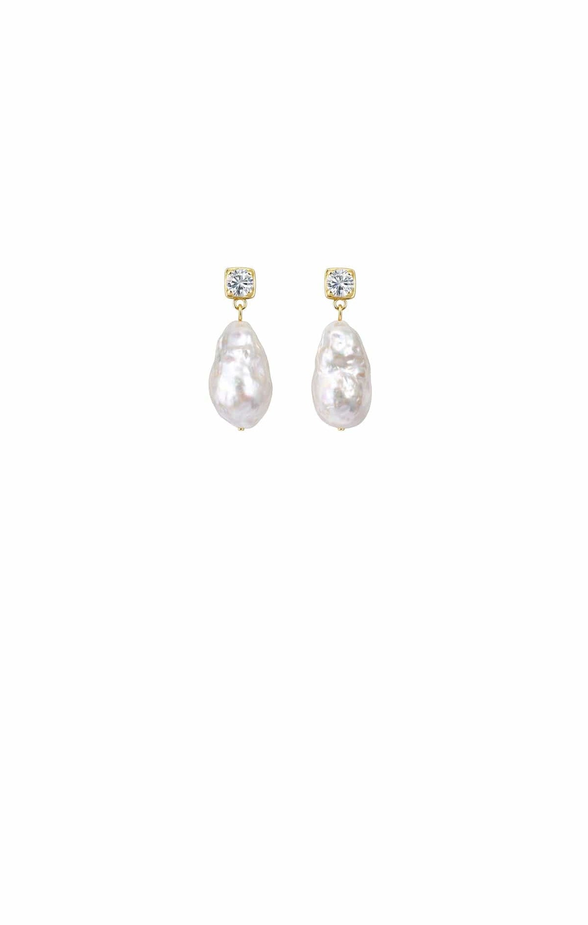 Earrings OS / PEARL SALLIE GOLD PEARL EARRINGS